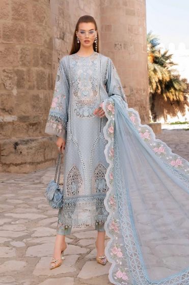 Luxury Lawn Embroidered Pakistani Salwar Kameez