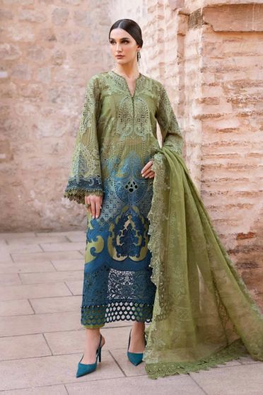 Lawn Embroidered Pakistani Straight Suit Salwar Kameez