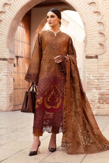 Lawn Embroidered Pakistani Straight Suit Salwar Kameez