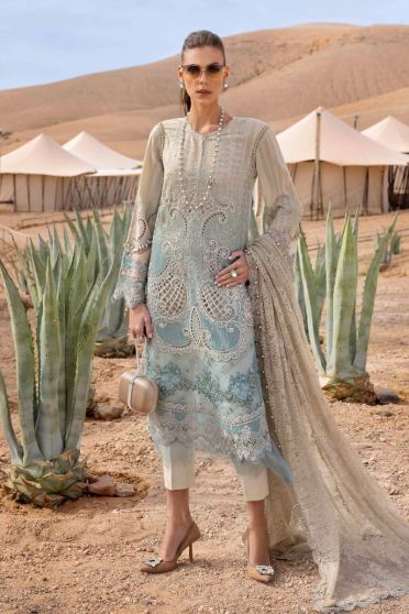 Lawn Embroidered Pakistani Straight Suit Salwar Kameez