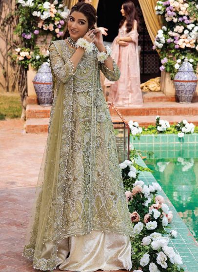 Leela Embroidered Pakistani Lehenga