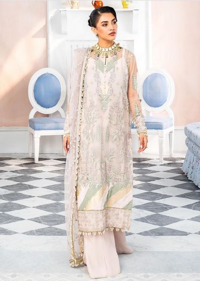 Nur Embroidered Pakistani Palazzo Suit
