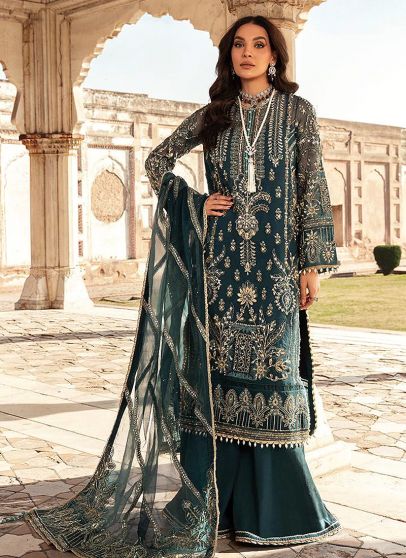 Dilaab Embroidered Pakistani Palazzo Suit