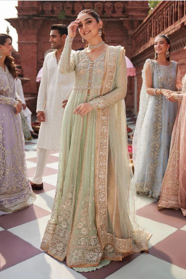 Shahana Embroidered Pakistani Gown