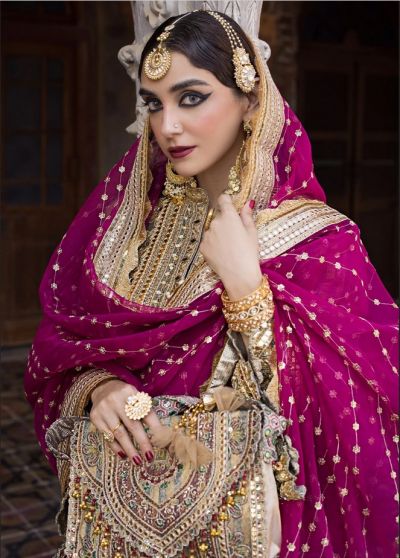 Nawab Sahiba Embroidered Pakistani Palazzo Suit