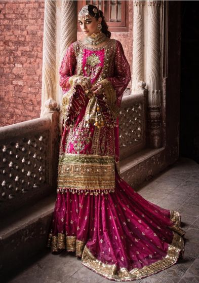 Naranji Bagh Embroidered Pakistani Palazzo Suit