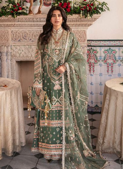 Syra Yousaf Embroidered Pakistani Palazzo Suit