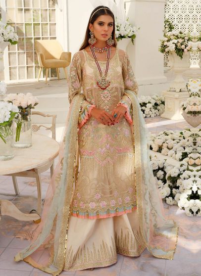 Mirha Embroidered Pakistani Palazzo Suit