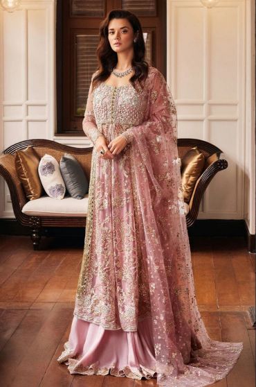 Luster Embroidered Pakistani Palazzo Suit