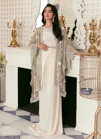 Faribah Embroidered Pakistani Gown