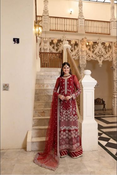 Haleh Embroidered Pakistani Palazzo Suit