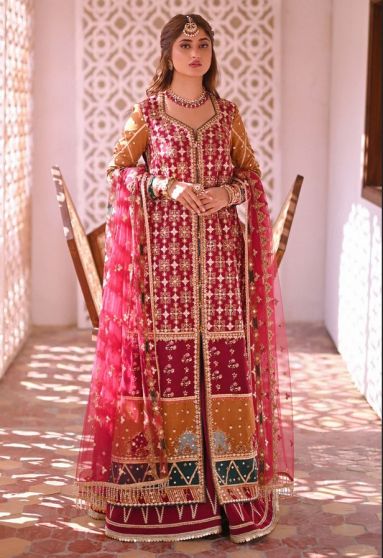 Riha Embroidered Pakistani Palazzo Suit