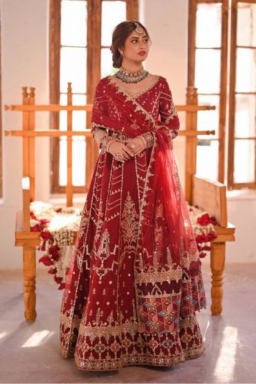 Ayla Embroidered Pakistani Lehenga