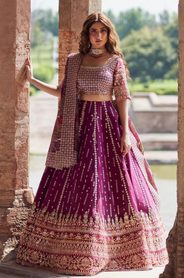 Alya Embroidered Pakistani Lehenga
