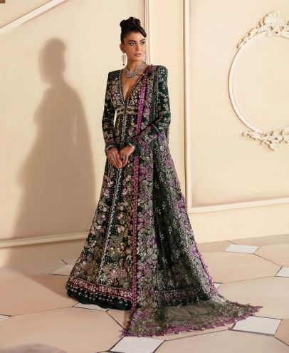 Joie De Vivre Embroidered Pakistani Gown