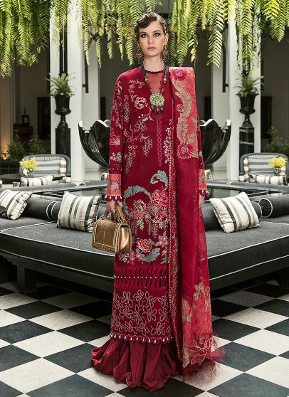 Mogara Embroidered Pakistani Palazzo Suit