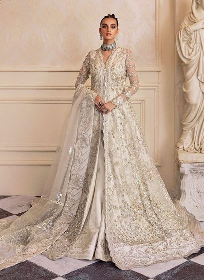 Claire De Lune Un Pavot Embroidered Pakistani Gown