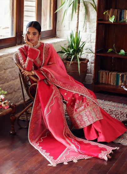 Zoona Embroidered Pakistani Palazzo Suit