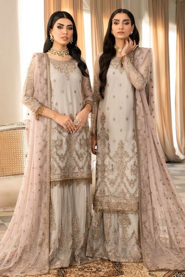 Nafees Embroidered Pakistani Palazzo Suit