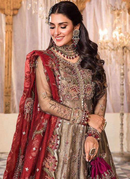 Bridal anarkali lehenga on sale