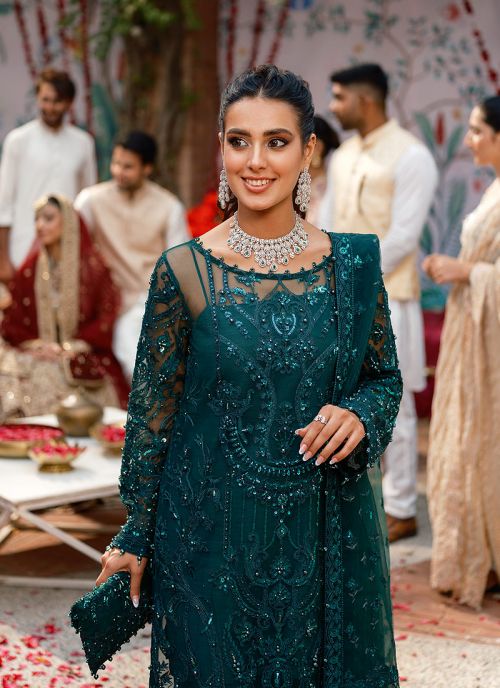 Nooreh Embroidered Pakistani Salwar Kameez