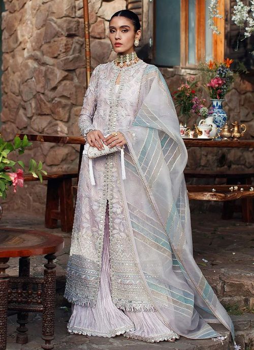 Pakistani suits designs with best sale palazzos