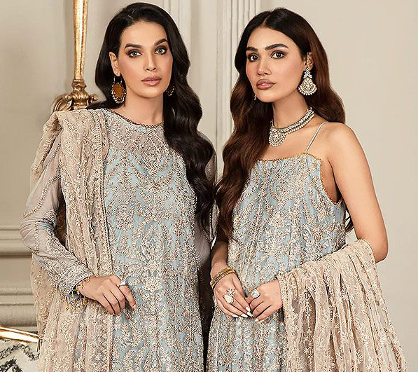 Shop Mint Green Net Embroidered Gown Party Wear Online at Best Price |  Cbazaar